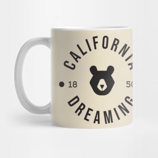 California Dreaming Minimalist Bear Mug